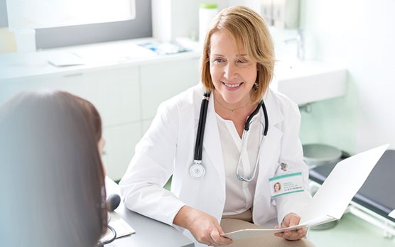 Doctor consulting a patient